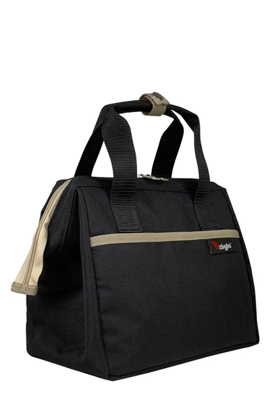 Stylo Beach Bag Termos Çanta - Siyah - Resim 5