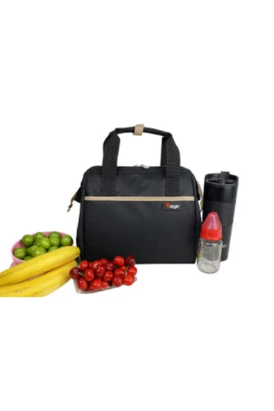 Stylo Beach Bag Termos Çanta - Siyah ürün görseli 1