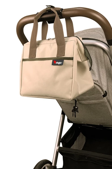 Stylo Beach Bag Termos Çanta - Bej - Resim 5