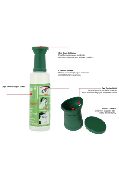 Starline Acq425 Göz Duşu Solüsyonu 500 Ml - Resim 2