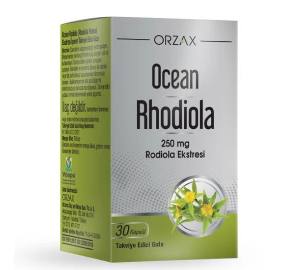 Orzax Ocean Rhodiola 30 Kapsül ürün görseli 1