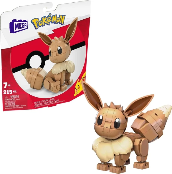 MEGA Pokémon™ Yap ve Oyna Figürler Eevee HDL84 ürün görseli 1
