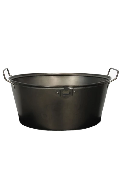 Oval Açaçaklı metal buz kovası ,şişe şampanya soğutucu buz kovası 15lt ürün görseli 1