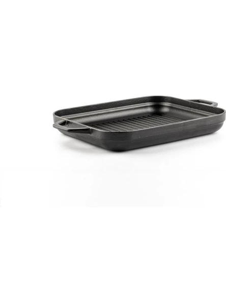 HOSSE 2632 26x32 cm Döküm Dikdörtgen Grill Tava ve Fırın Kabı ürün görseli 1