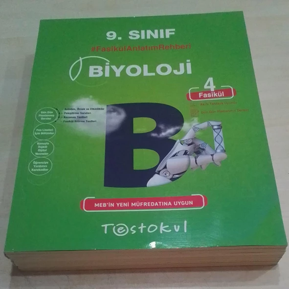 Test Okul Yayınları Yayınları - 9. Sınıf Biyoloji Fasikül Anlatım Rehberi ürün görseli 1