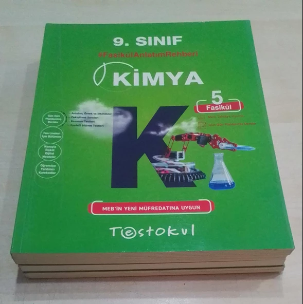 Test Okul Yayınları - 9.Sınıf Kimya Ders Anlatım Rehberi ürün görseli 1