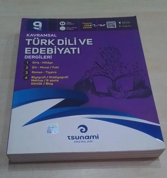 Tsunami Yayınları - 9.Sınıf Kavramsal Türk Dili ve Edebiyatı Dergileri ( 4 Fasikül ) ürün görseli 1