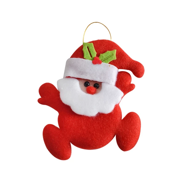 Yılbaşı Noel Baba Kırmızı Asma Süs 10 cm ürün görseli 1