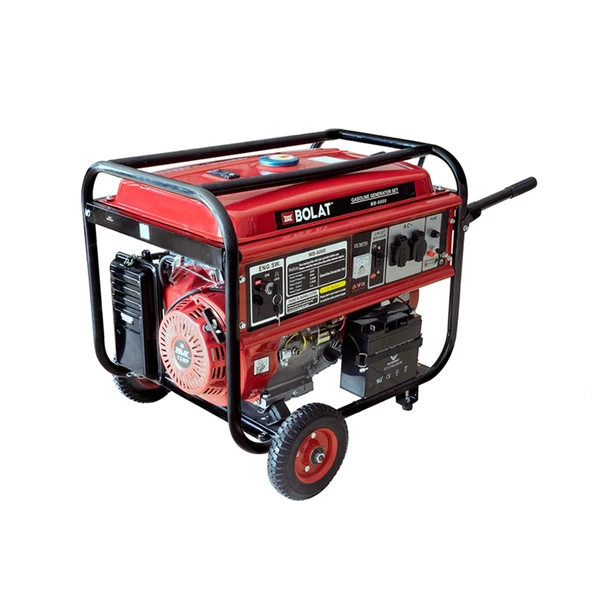 Bolat MB6000 5.5kW 6,5kVa 13bg 340cc 75kg Tekerli İpli Monofaze ürün görseli 1