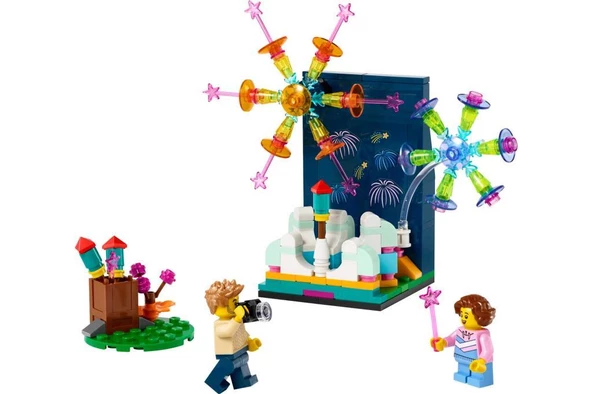 LEGO Promotional 40689 Firework Celebrations - Resim 3
