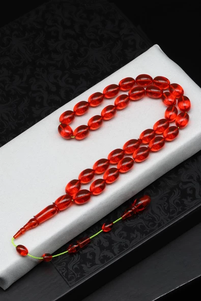 Yeni Blok Zar Tesbih 7 x 11 mm Beyzi Kesim ürün görseli 1