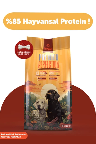 Pawgo Premier Perfection Kuzu Etli Yetişkin Köpek Maması 15 Kg ürün görseli 1