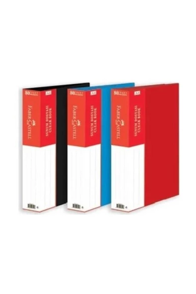 Faber-Castell Standart Sunum Dosyası 100 Yaprak Kırmızı / ürün görseli 1