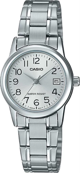 CASIO LTP-V002D-7BUDF RAKAMLI TAKVİMLİ METAL KADIN KOL SAATİ ürün görseli 1