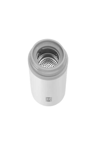 Süzgeçli Termos 0.42 L Beyaz - Resim 3