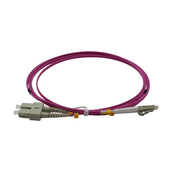 FİBER PATCH CORD SC-LC MM DUPLEX 50/125 OM4 2 MT ürün görseli 1