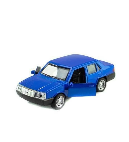 1/32 Ölçek Tofaş Şahin Metal Araba Sesli Işıklı 13 CM MAVİ ürün görseli 1