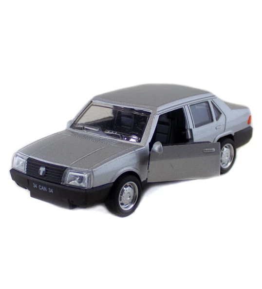 1/32 Ölçek Tofaş Şahin Metal Araba Sesli Işıklı 13 CM GRİ ürün görseli 1