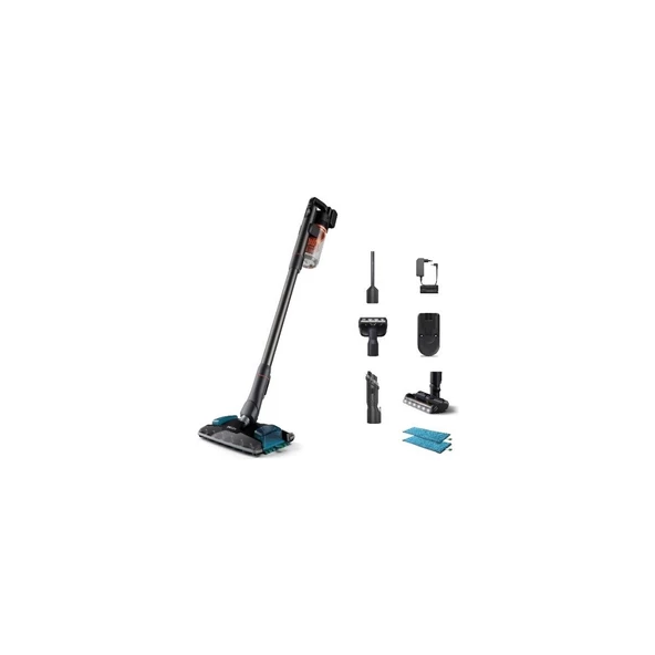 Philips SC8054/01 Kablosuz Şarjlı Dikey Süpürge Aqua ürün görseli 1