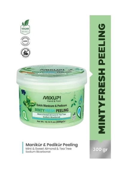 Mixup! Minty Fresh Kolay Manikür & Pedikür Peeling 300 GR ürün görseli 1