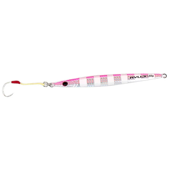 Ryuji Slim Jig 15.5cm 120gr Metal Jig Yem  Pink Zebra Glow ürün görseli 1