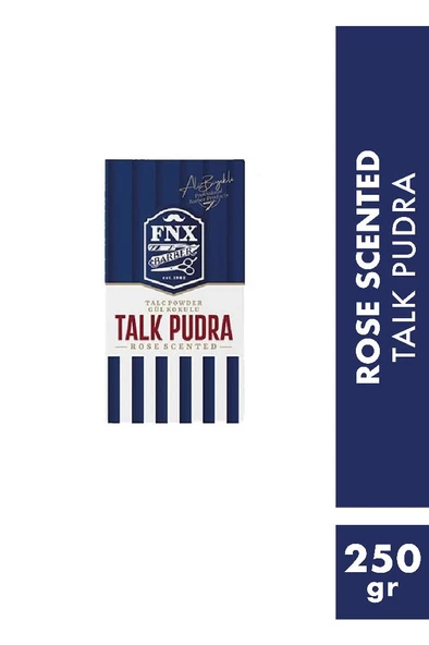 FNX Barber Ali Bıyıklı Gül Kokulu Talk Pudra 250 Gr ürün görseli 1