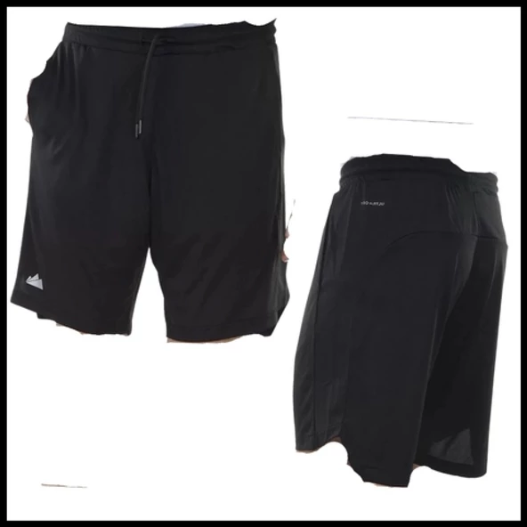 Uyguna-Yakala Siyah Erkek Short Fitz Roy Ultra Dry ürün görseli 1