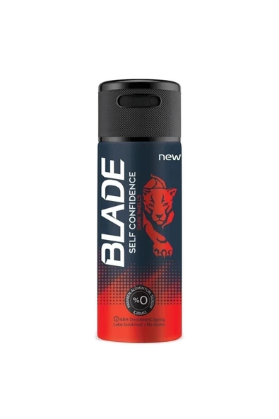 Blade Self Confidence Sprey Deodorant 150 ml - Resim 3