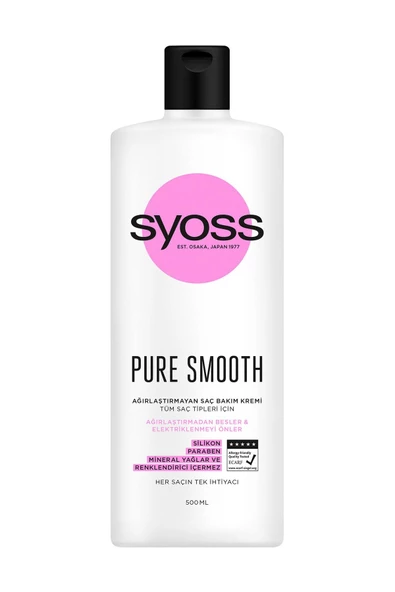 Syoss Pure Ağırlaştırmayan Saç Kremi 500 ml ürün görseli 1