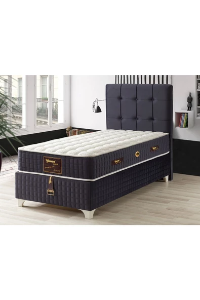 Belletto TEK KİŞİLİK SEMİRAMİS BAZA+BAŞLIK+YATAK 90x190 ürün görseli 1