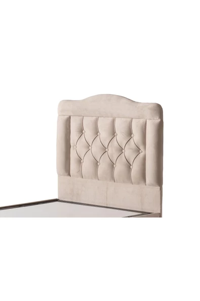 Belletto Tek Kişilik  Vogue Krem Kumaş Başlık 120 cm ürün görseli 1