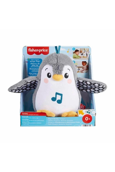 FİSHER PRİCE FLAP & WOBBLE PENGUİN SEVİMLİ PENGUEN HNC10 ürün görseli 1