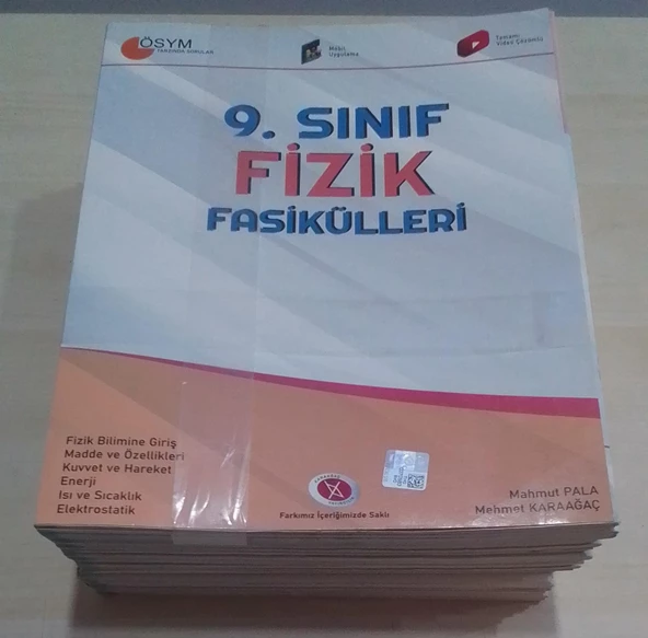 Karaağaç Yayınları 9.sınıf Fizik Fasikülleri ( 5 ADET ) ürün görseli 1