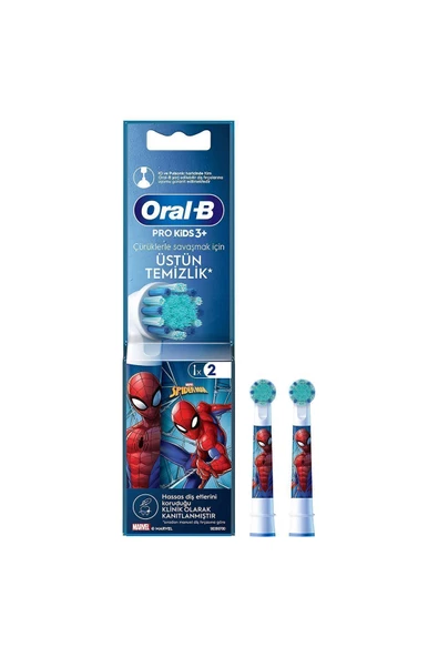 Oral-B Spiderman 2li Çocuk Diş Fırçası Başlığı ürün görseli 1