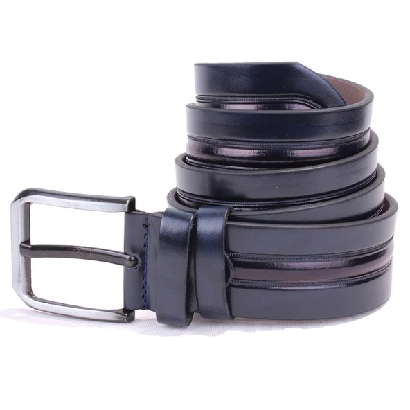 Dagoster DMK26-457 Lacivert 4.5 cm Suni Deri Erkek Kemer ürün görseli 1