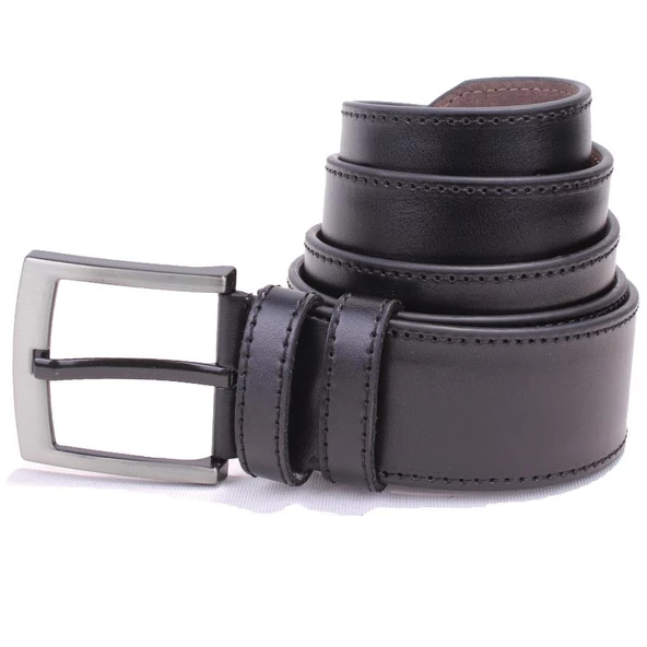 Dagoster DMK26-459 Siyah 4.5 cm Suni Deri Erkek Kemer ürün görseli 1