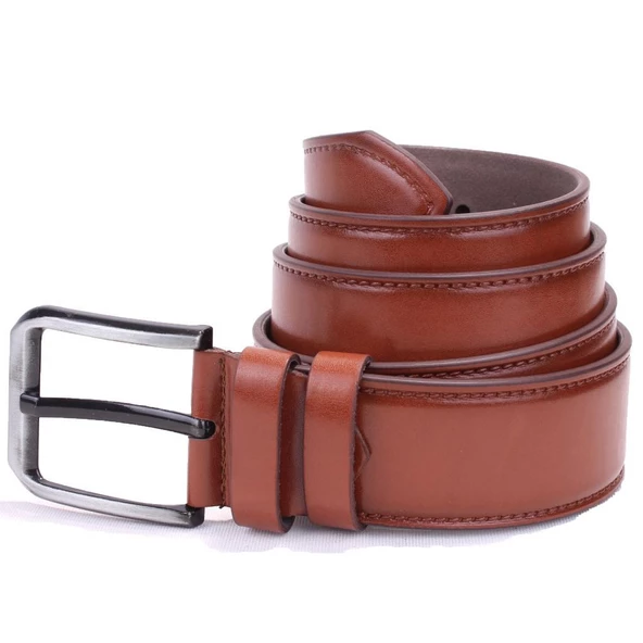 Dagoster DMK26-460 Taba 4.5 cm Suni Deri Erkek Kemer ürün görseli 1