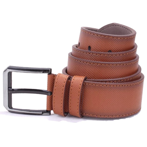 Dagoster DMK26-458 Taba 4.5 cm Suni Deri Erkek Kemer ürün görseli 1