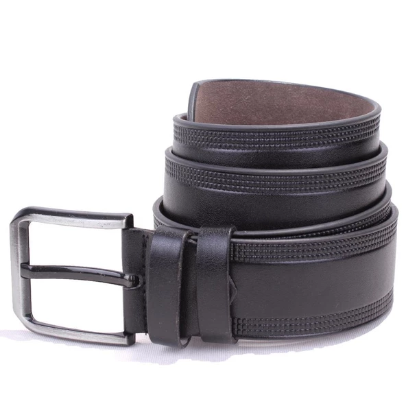 Dagoster DMK26-453 Siyah 4.5 cm Suni Deri Erkek Kemer ürün görseli 1