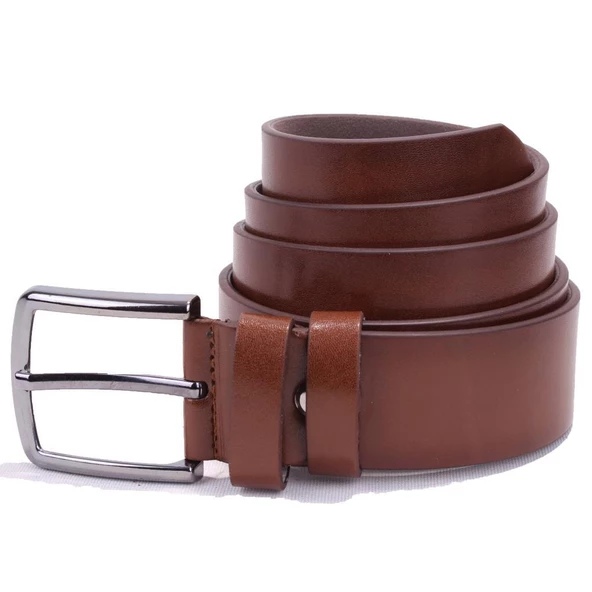 Dagoster DMK26-355 Kahve 4 cm Suni Deri Erkek Kemer ürün görseli 1