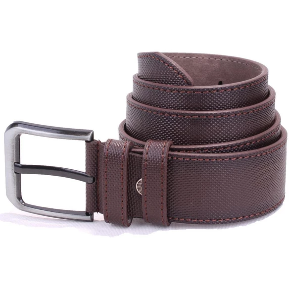 Dagoster DMK26-458 Kahve 4.5 cm Suni Deri Erkek Kemer ürün görseli 1
