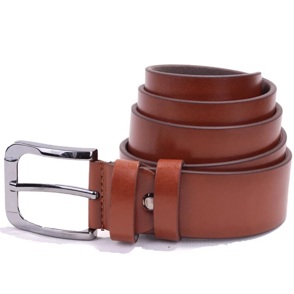 Dagoster DMK26-355 Taba 4 cm Suni Deri Erkek Kemer ürün görseli 1