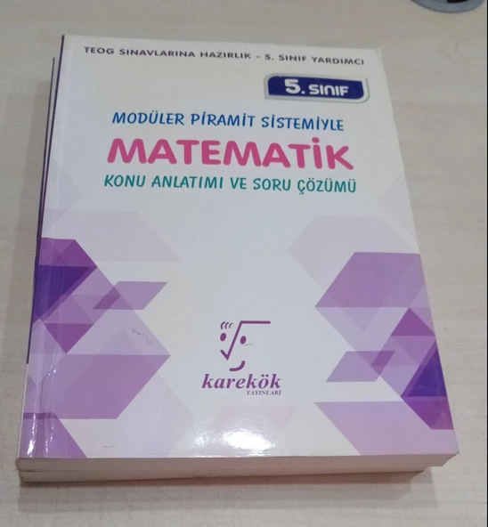 KAREKÖK Yayınları  5.Sınıf Modüler Piramit Sistemiyle Matematik Konu Anlatımı Ve Soru Çözümü ürün görseli 1