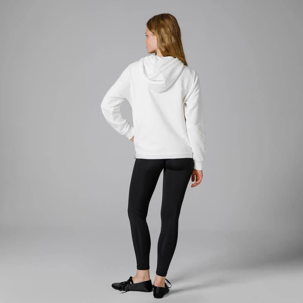 Ellesse Kapüşonlu Kadın Beyaz Sweat EF201 - Resim 4
