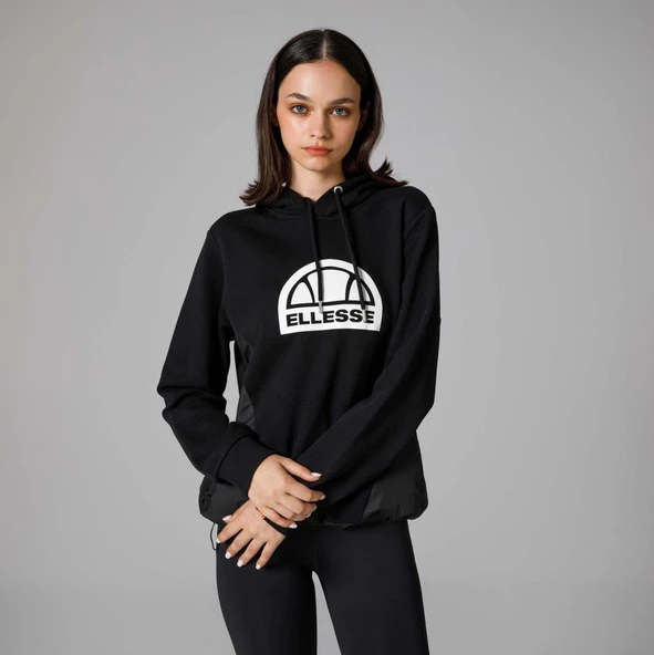 Ellesse Kapüşonlu Kadın Siyah Sweat EF201 ürün görseli 1