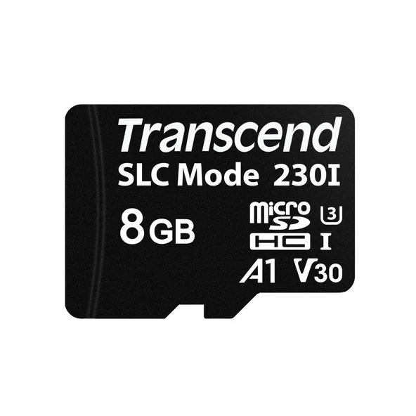 TRANSCEND TS8GUSD230I 8GB Industrial Temp SDHC microSD Hafiza Karti ürün görseli 1