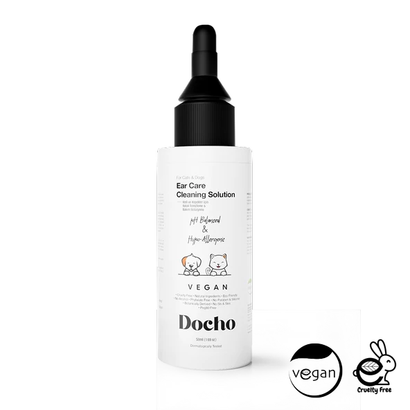 Docho Kedi ve Köpek Kulak Temizleme ve Bakım Solüsyonu 50 ML ürün görseli 1