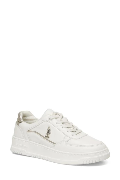 U.S. Polo Assn. GRACE 4PR 101885274 Kadın Sneaker Ayakkabı Bej 36-40 ürün görseli 1