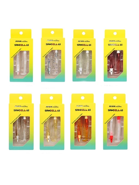 Hanfish Sandeel Silikon 65mm 3.2gr SL Silikon Yem ürün görseli 1
