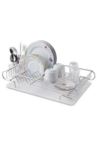 PERİLLA PERİLLA METAL TEK KATLI TABAKLIK KROM 71101 ürün görseli 1